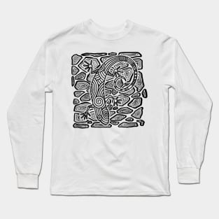 Gecko Lizard Ink Tattoo Long Sleeve T-Shirt